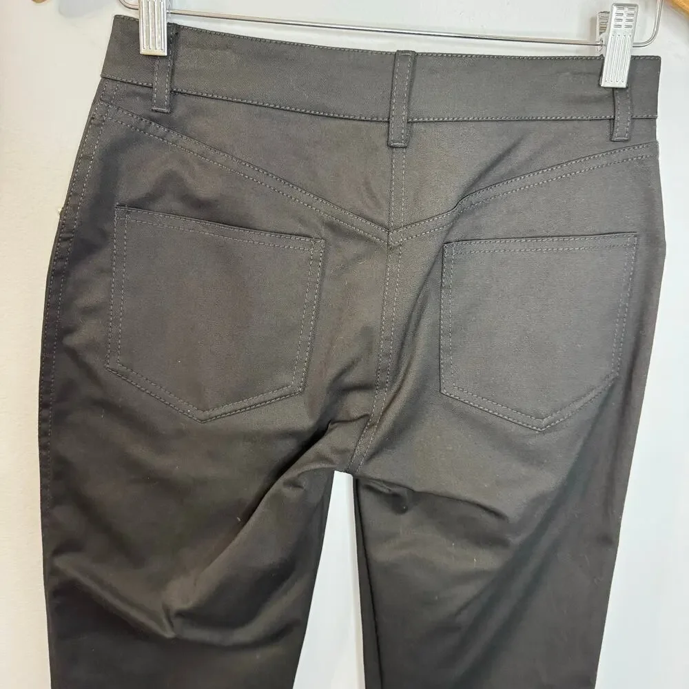 Louis Vuitton Uniform Black Stretch Pant Women's 32 - 2 Luxury Academia READ